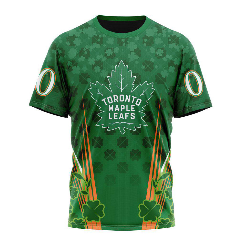 Personalized NHL Toronto Maple Leafs Shirt St. Patrick's Day Hockey Team T-Shirt For Fan