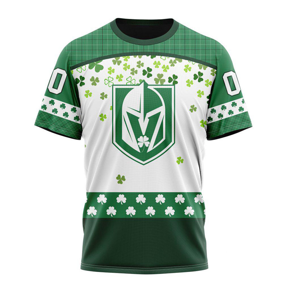 Personalized NHL Vegas Golden Knights St. Patrick's Day Shirt Gifts For Hockey Fan