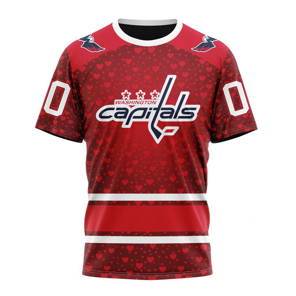 Personalized NHL Washington Capitals Hockey Team Shirt Hockey Fan Gift For Husband