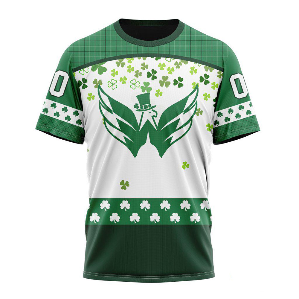 Personalized NHL Washington Capitals St. Patrick's Day Shirt Gifts For Hockey Fan