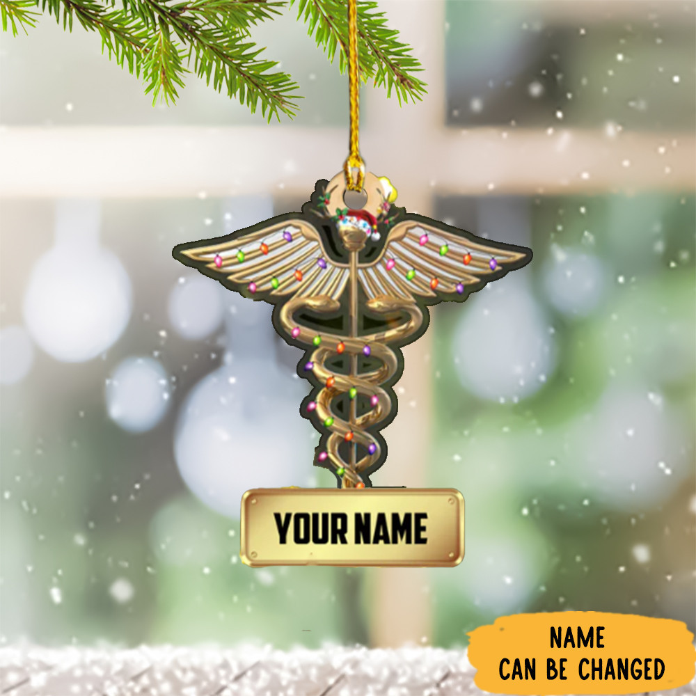 Personalized Nurse Ornament Nurse Practitioner Christmas Ornament 2024
