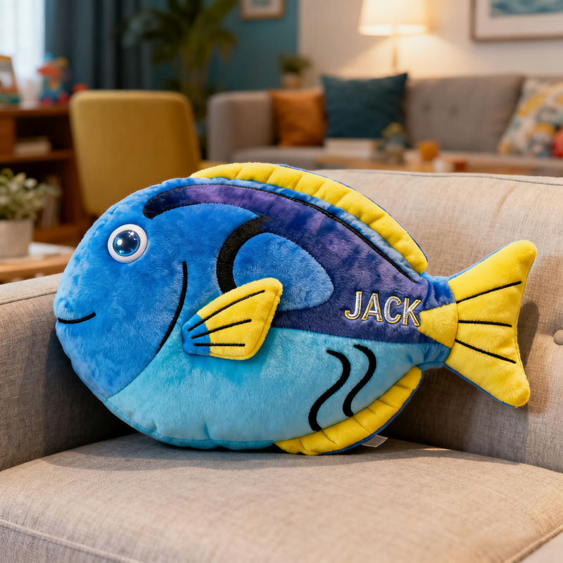 Personalized Ocean Surgeonfish Themed Pillow Best Christmas Gift Ideas
