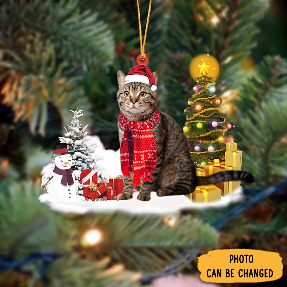 Personalized Ocicat Cat Christmas Ornament Adorable Easter Ornament Keepsake