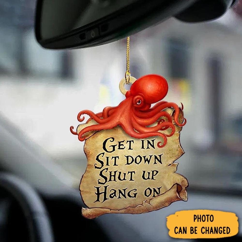 Personalized Octopus Get In Ornament Meaningful Birthday Ornament Gift