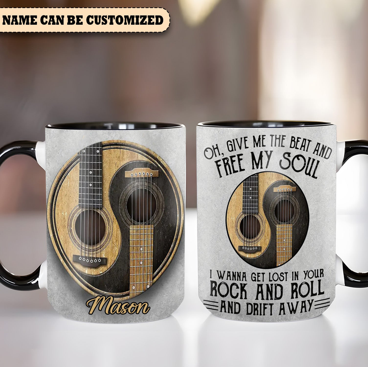Personalized Oh Give Me The Beat Mug Daily Use Mug Cool Gifts For Music Lovers
