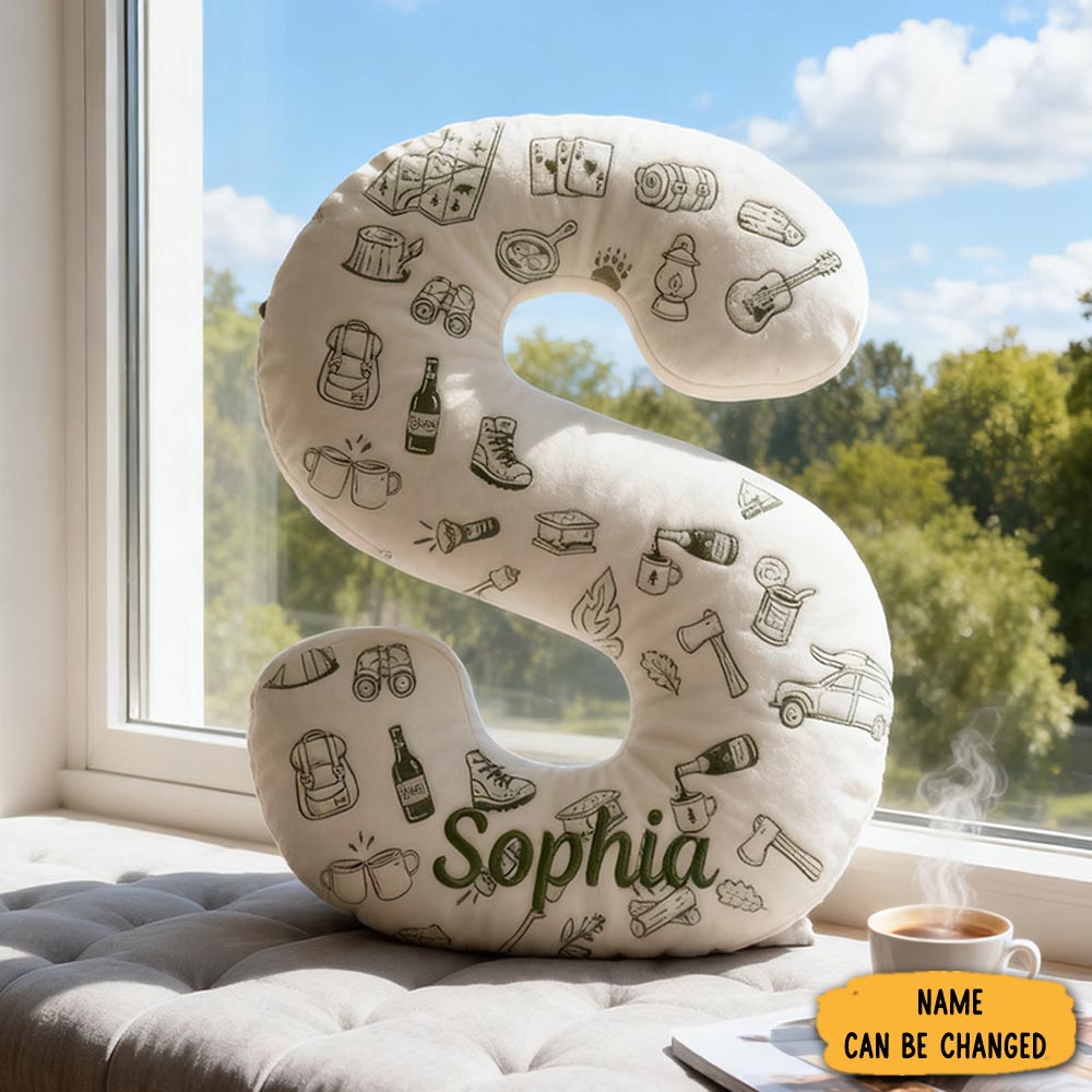 Personalized Outdoor Camping Pillow Adventure Outdoors Pillow Gift For Adventure Outdoor Hiking Camping Lover
