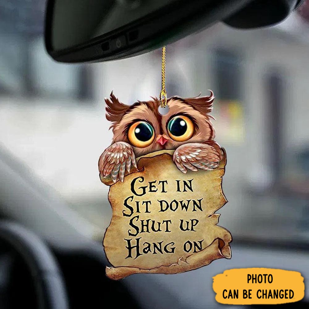 Personalized Owl Get In Ornament Beautiful Holiday Ornament Keepsake