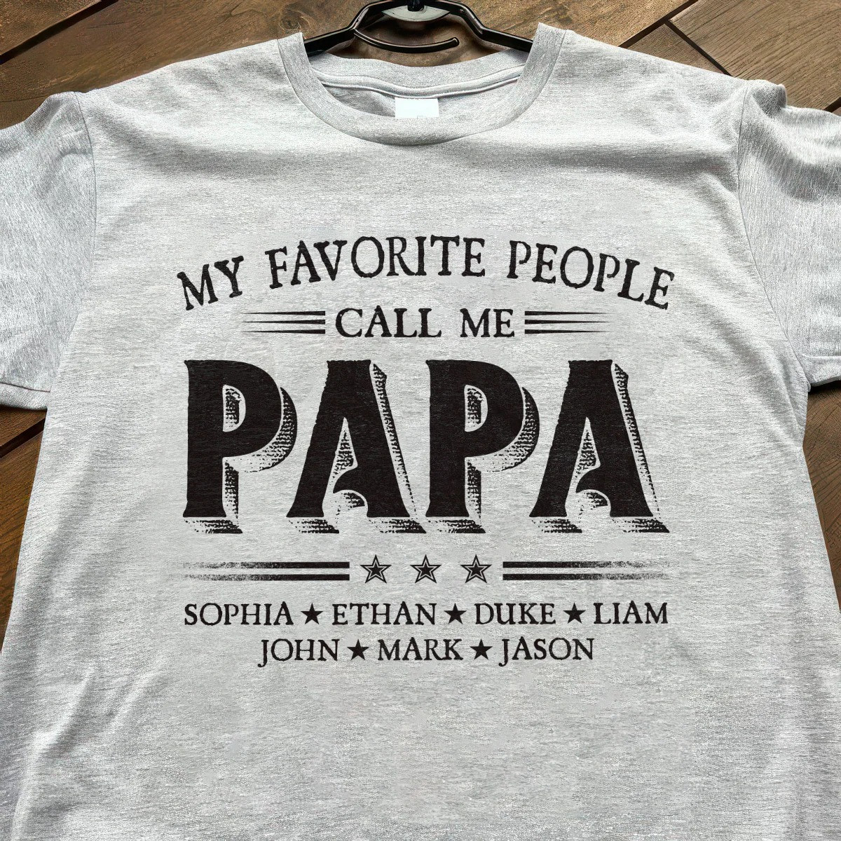 Personalized Papa T Shirt Favorite People Call Me Papa Family Fathers Day Gift Ideas