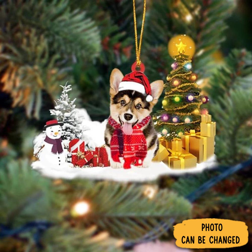 Personalized Pembroke Welsh Corgi Christmas Ornament Special Father's Day Ornament Gift