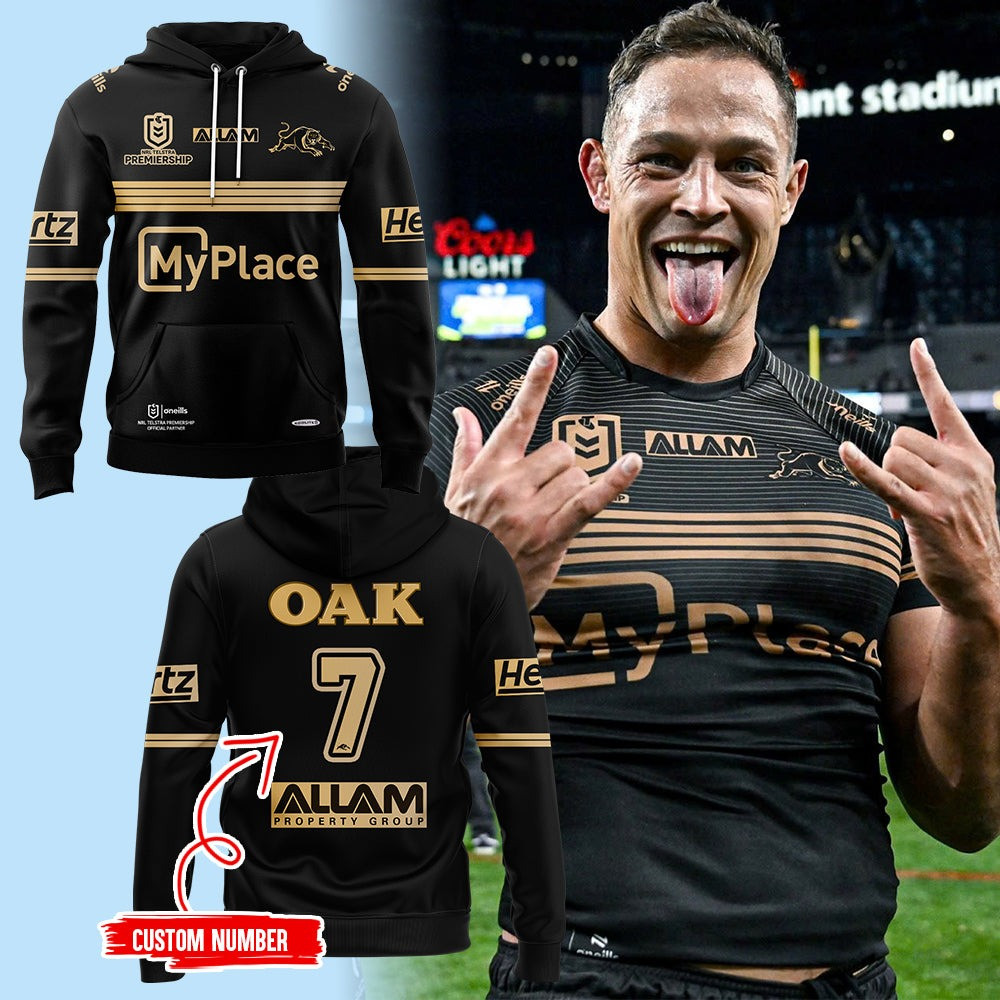 Personalized Penrith Panthers Premiers NRL Hoodie 2025Best Gift For Football Lovers