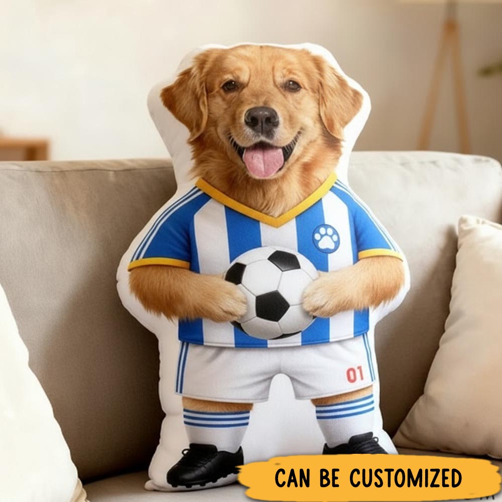 Personalized Pet Lover Sports Themed Custom Photo Cute Graphic 3D Print Pillow
