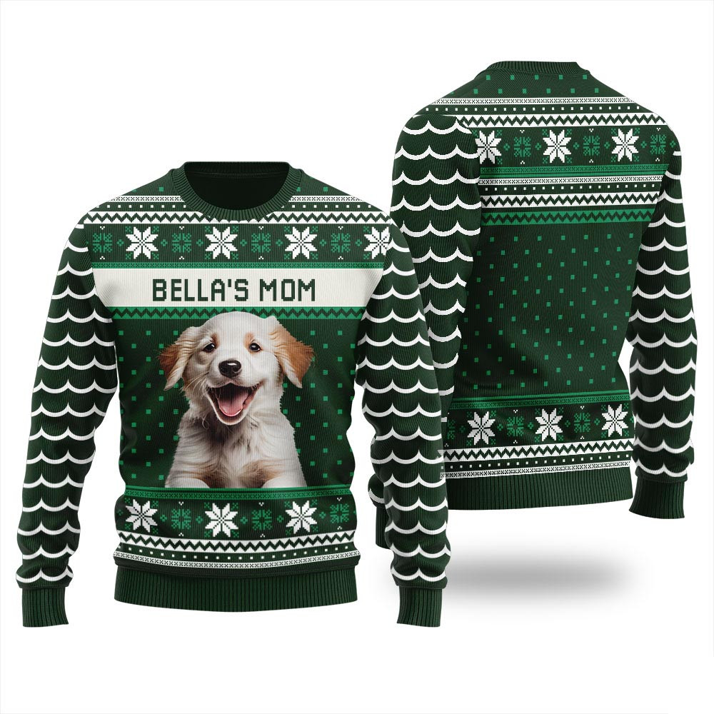 Personalized Pet Ugly Christmas Sweater For Men