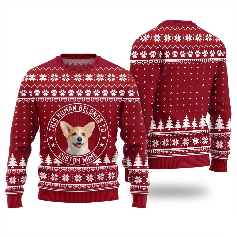 Personalized Pet Ugly Christmas Sweater Unisex Family Gifts For Christmas
