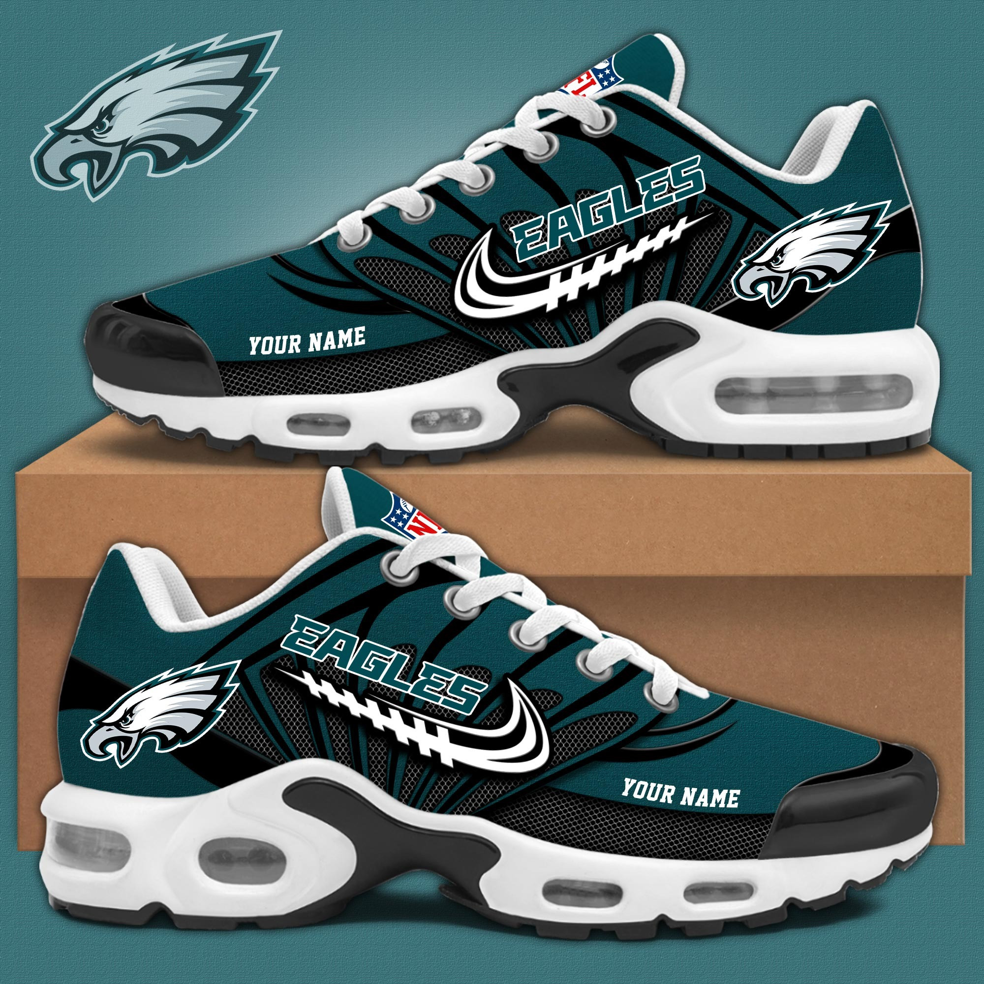 Personalized Philadelphia Eagles Champions Air Max Plus Sneakers Eagles Merch Sport Shoes