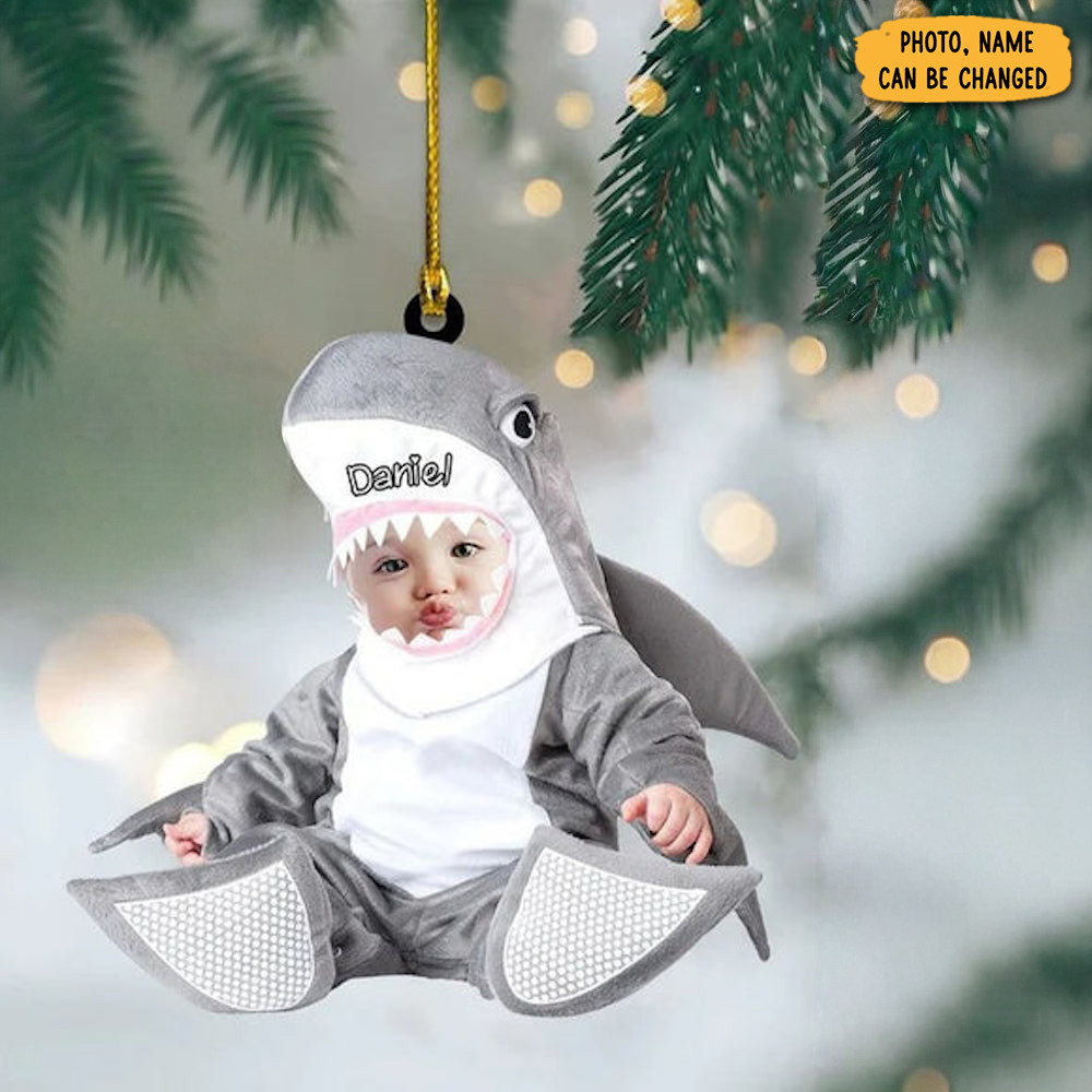 Personalized Photo Baby Christmas Ornament Funny Christmas Ornament Baby Xmas Gifts