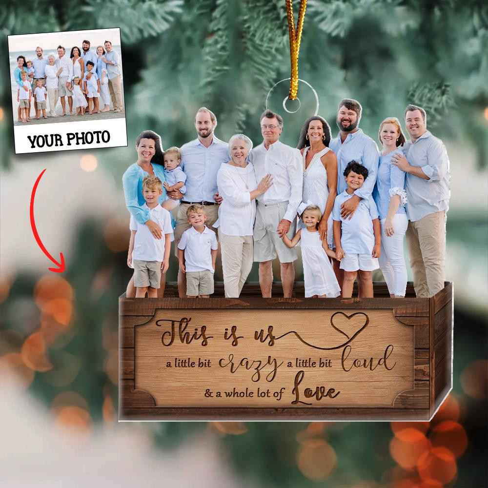 Personalized Photo Best Family Christmas Ornament Christmas Decorations Meaningful Gifts