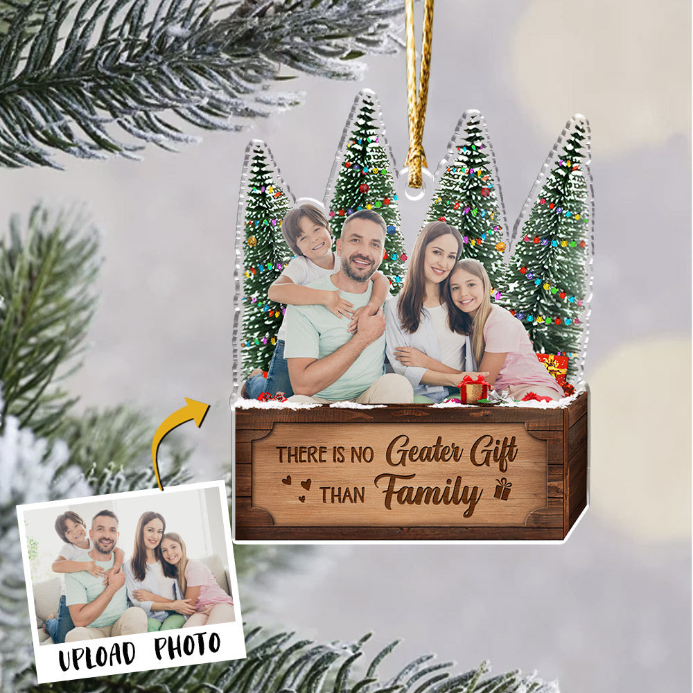 Personalized Photo Best Family Christmas Ornament Picture Christmas Ornaments Gifts For Wife