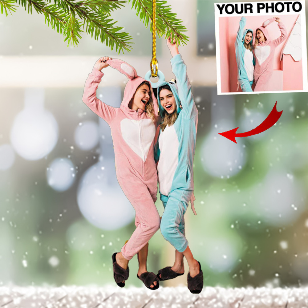 Personalized Photo Best Friend Ornament Pics Custom Bestie Ornaments Gifts For Bestie