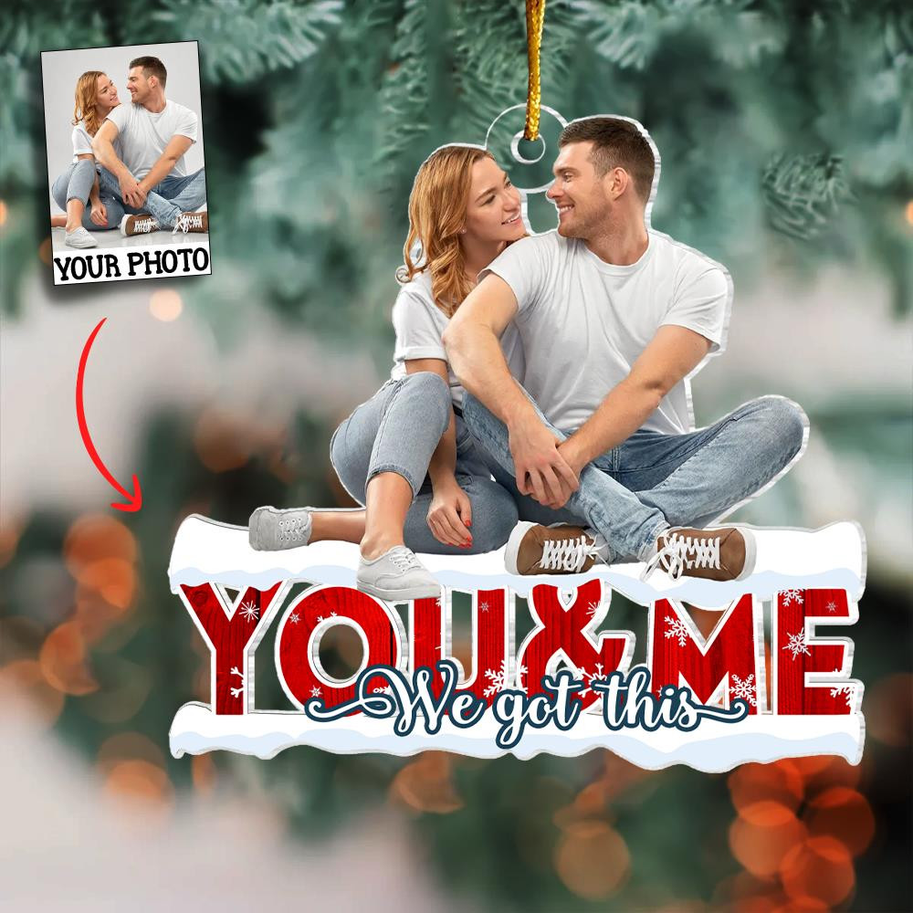 Personalized Photo Couple Christmas Ornament Christmas Decorations Xmas Gifts For Couples