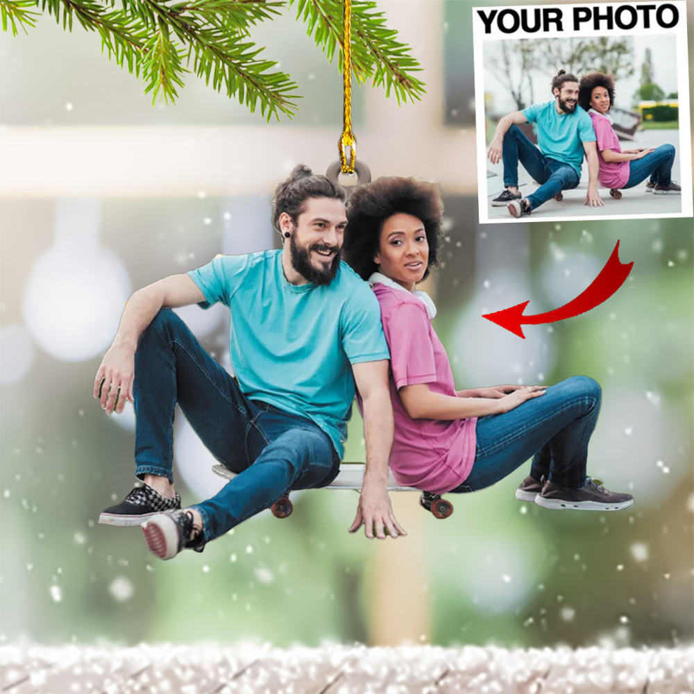 Personalized Photo Couple Ornaments Custom Couple Christmas Ornaments With Pictures