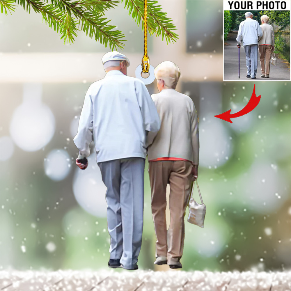 Personalized Photo Couples Ornament Best Christmas Gifts For Parents Mom And Dad 2024