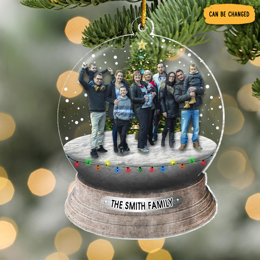 Personalized Photo Family Christmas Ornament Christmas Decor Family Member Xmas Gifts