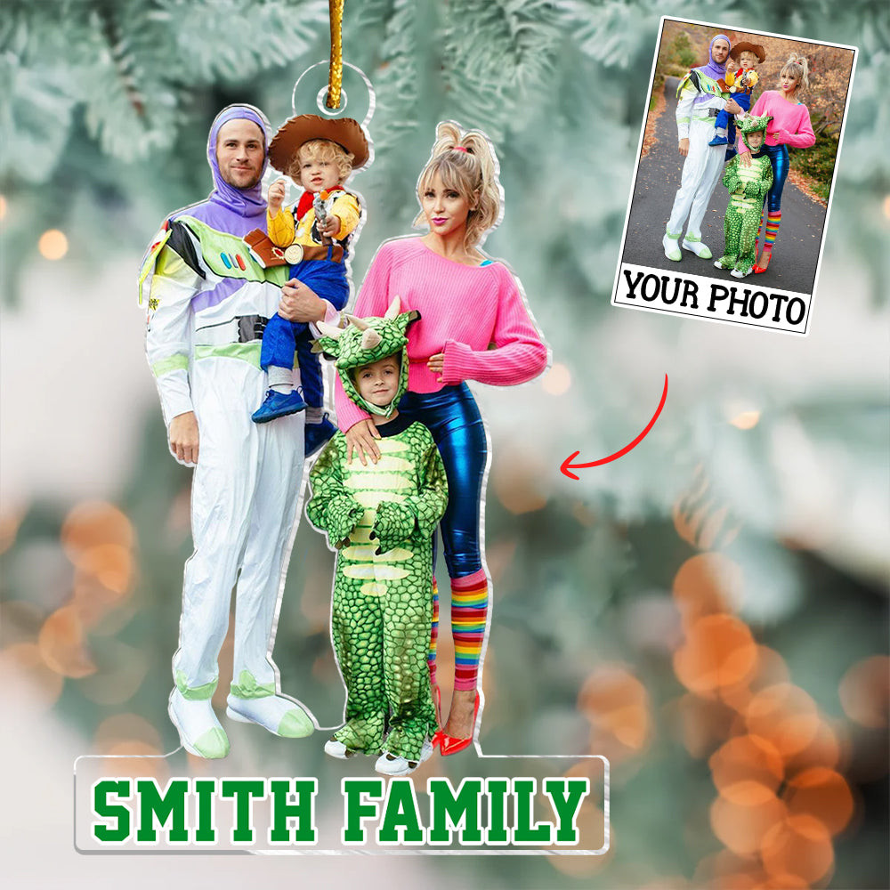 Personalized Photo Family Christmas Ornament Christmas Tree Decorations Xmas Keepsake Xmas Gift