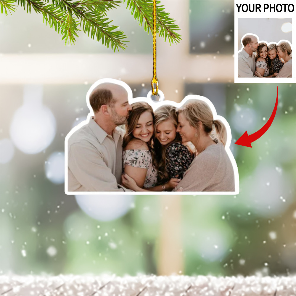 Personalized Photo Family Christmas Ornament Custom Family Ornaments 2024