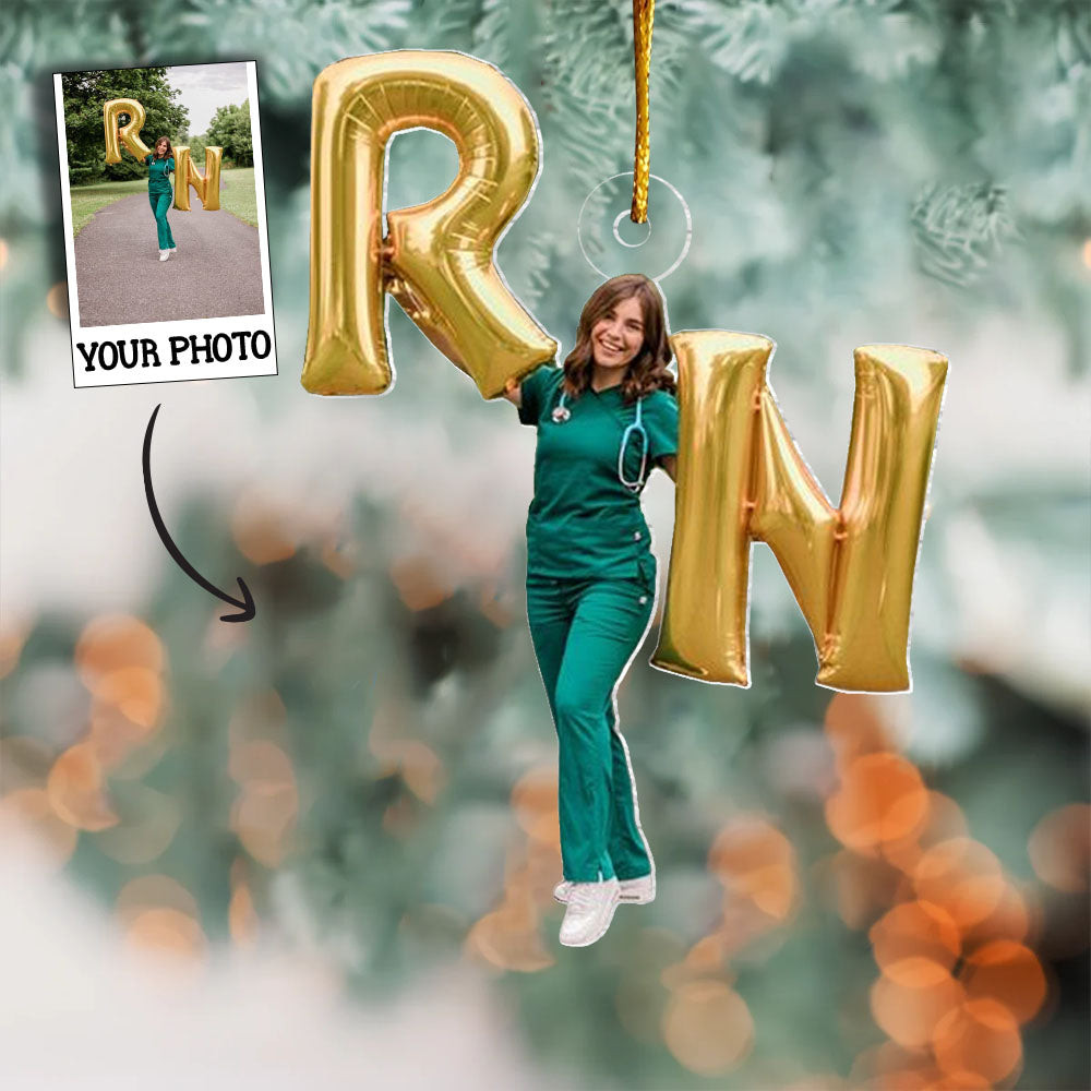 Personalized Photo Love Nurse Life Christmas Ornament Christmas Decor Nurses Xmas Gifts
