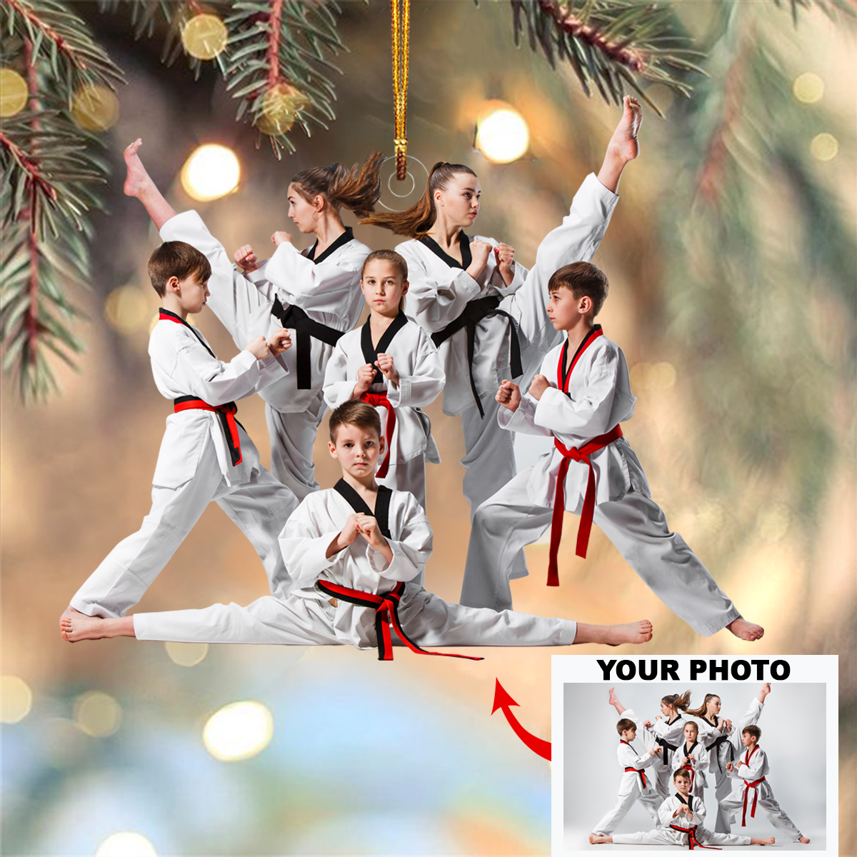 Personalized Photo Mica Ornament Customized Your Photo Ornament Christmas 2025