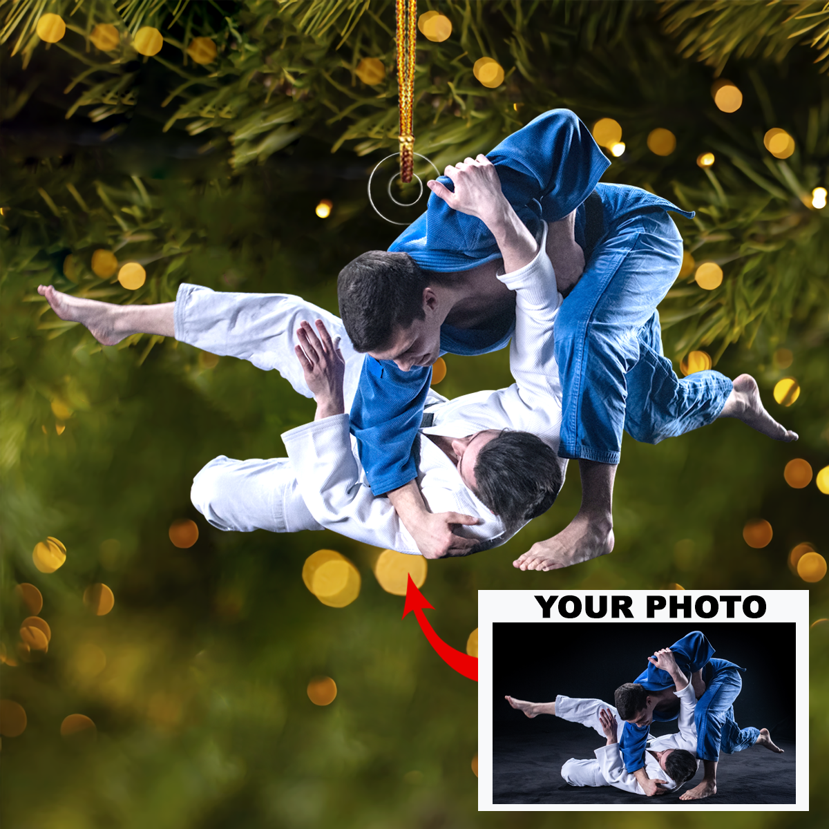 Personalized Photo Mica Ornament Customized Your Photo Ornament V7 Christmas 2025
