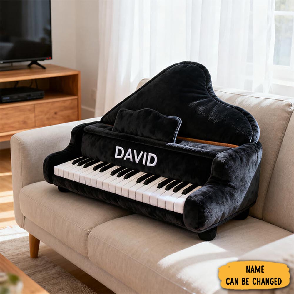 Personalized Piano Pillow Sofa Accent Couch Pillow Gifts For Piano Players