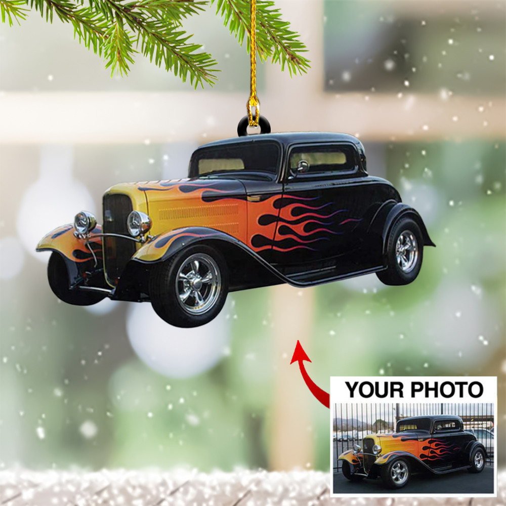 Personalized Picture Car Christmas Ornament Decorating Ideas Gifts For Hot Car Lovers