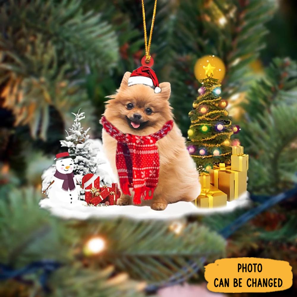 Personalized Pomeranian Christmas Ornament Adorable Easter Ornament Keepsake