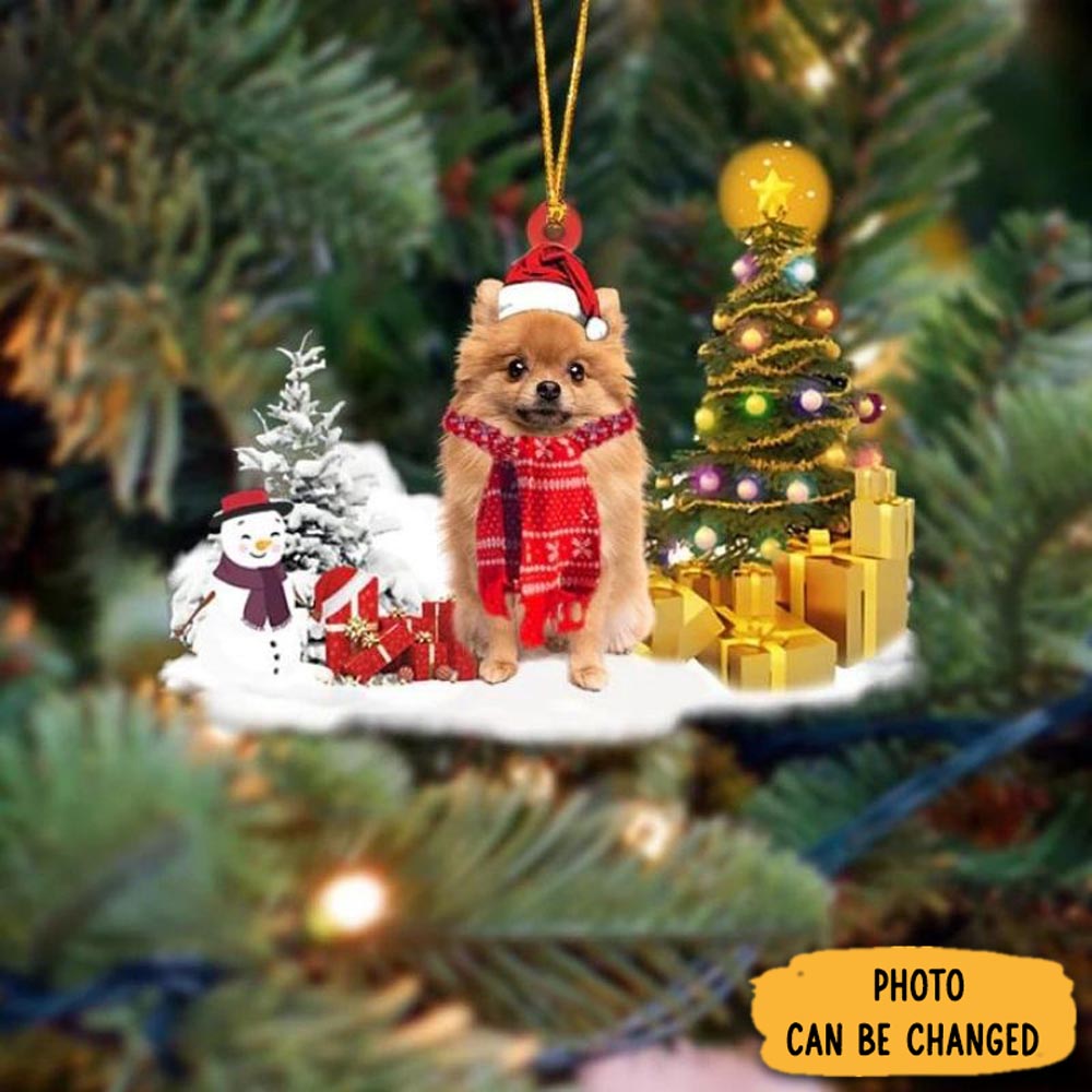 Personalized Pomeranian Christmas Ornament Meaningful Birthday Ornament Gift