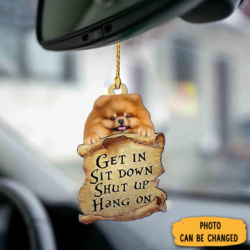 Personalized Pomeranian Get In Ornament Joyful Holiday Season Ornament Gift