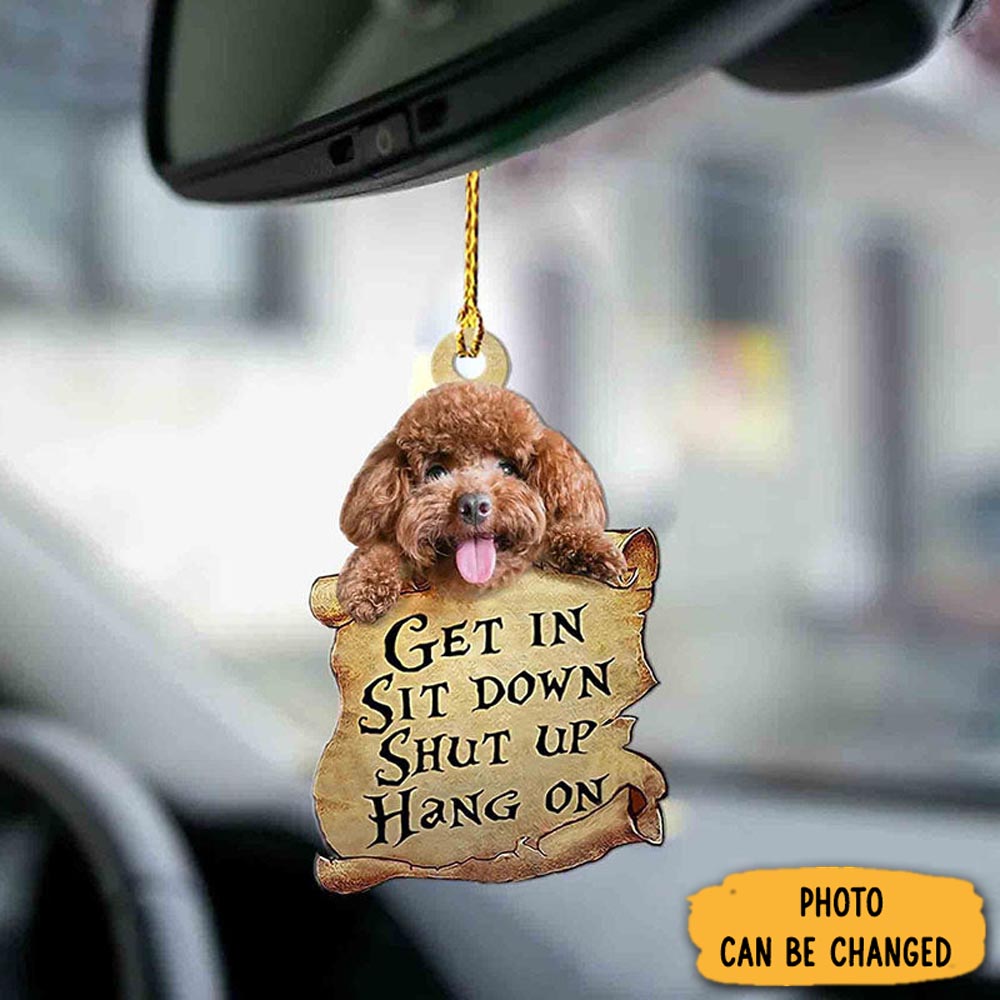 Personalized Poodle Get In Ornament Unique Thanksgiving Ornament Idea