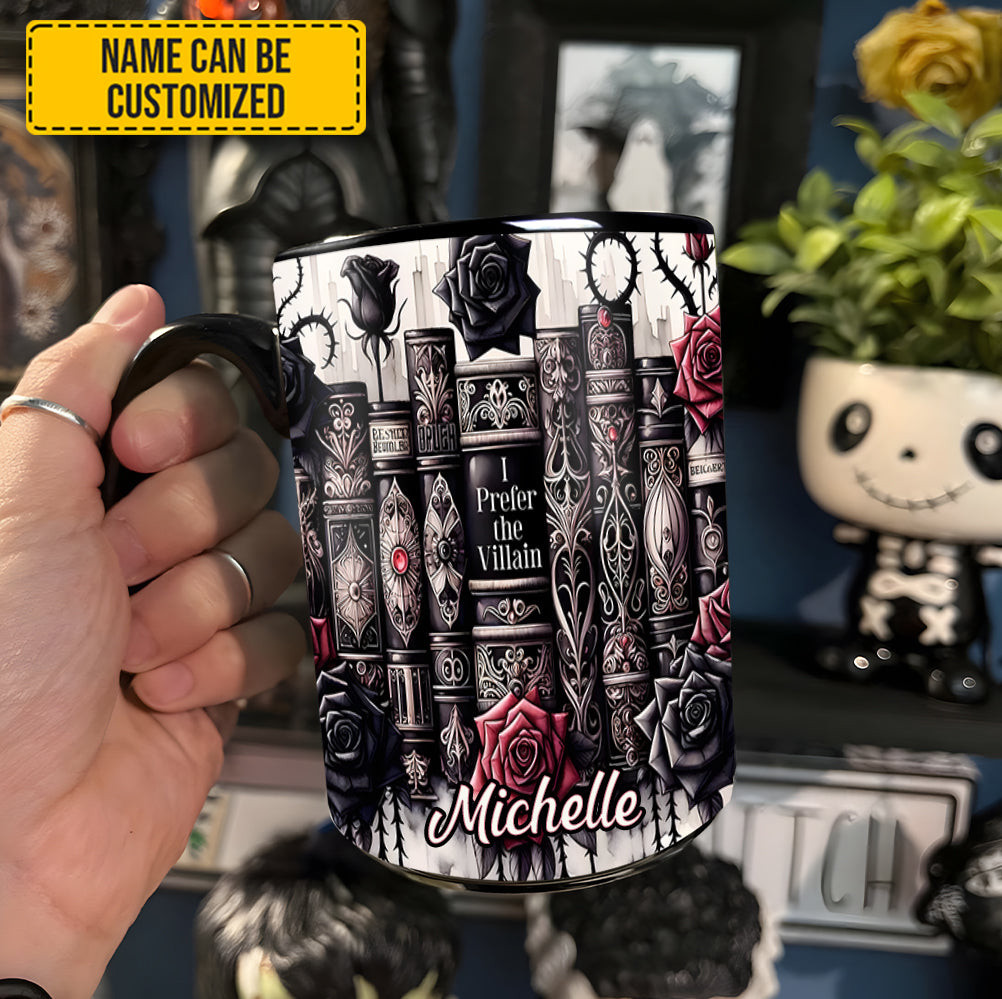 Personalized Prefer The Villain Mug Bookish Coffee Mug Best Gifts For Avid Readers