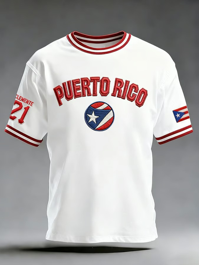 Personalized Puerto Rico Clemente 21 T-Shirt World Classic 2026 Boricua Legend Fan Gear Gift For Dad