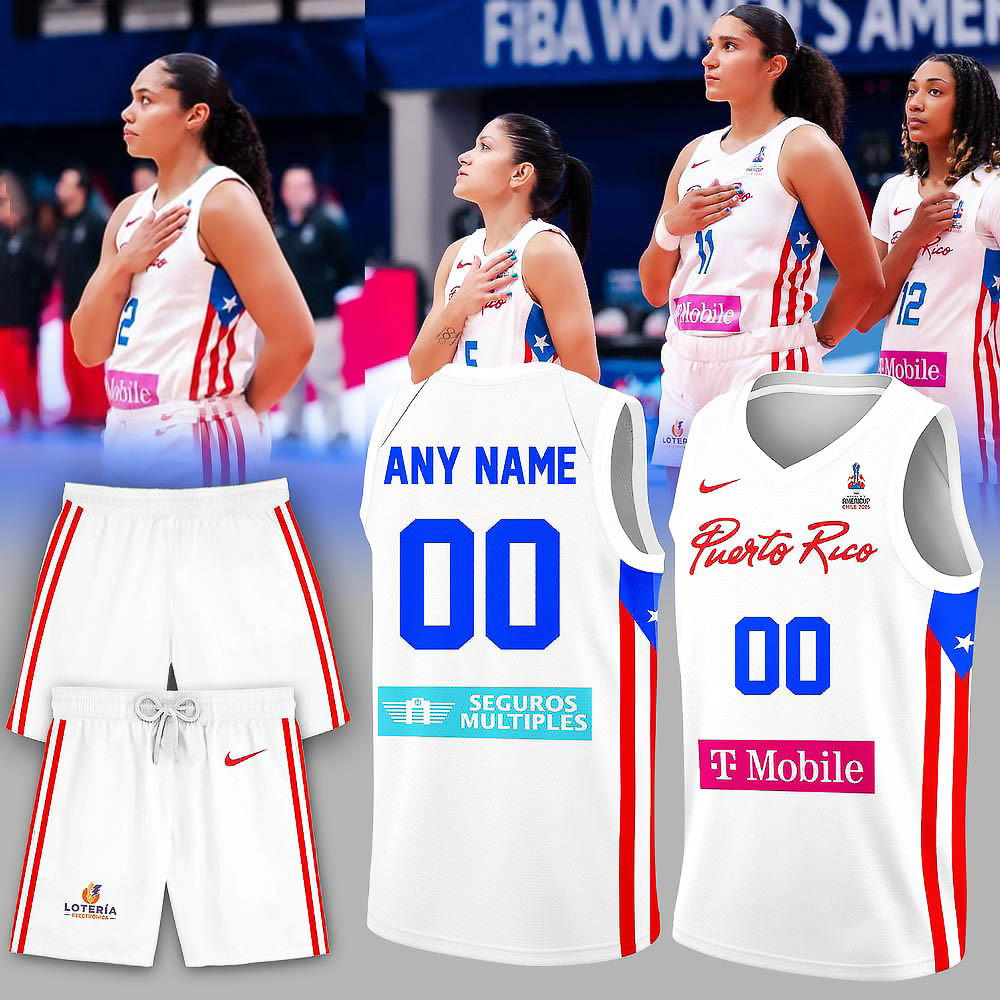Personalized Puerto Rico Women's National Basketball Team Jersey Gifts For Wife