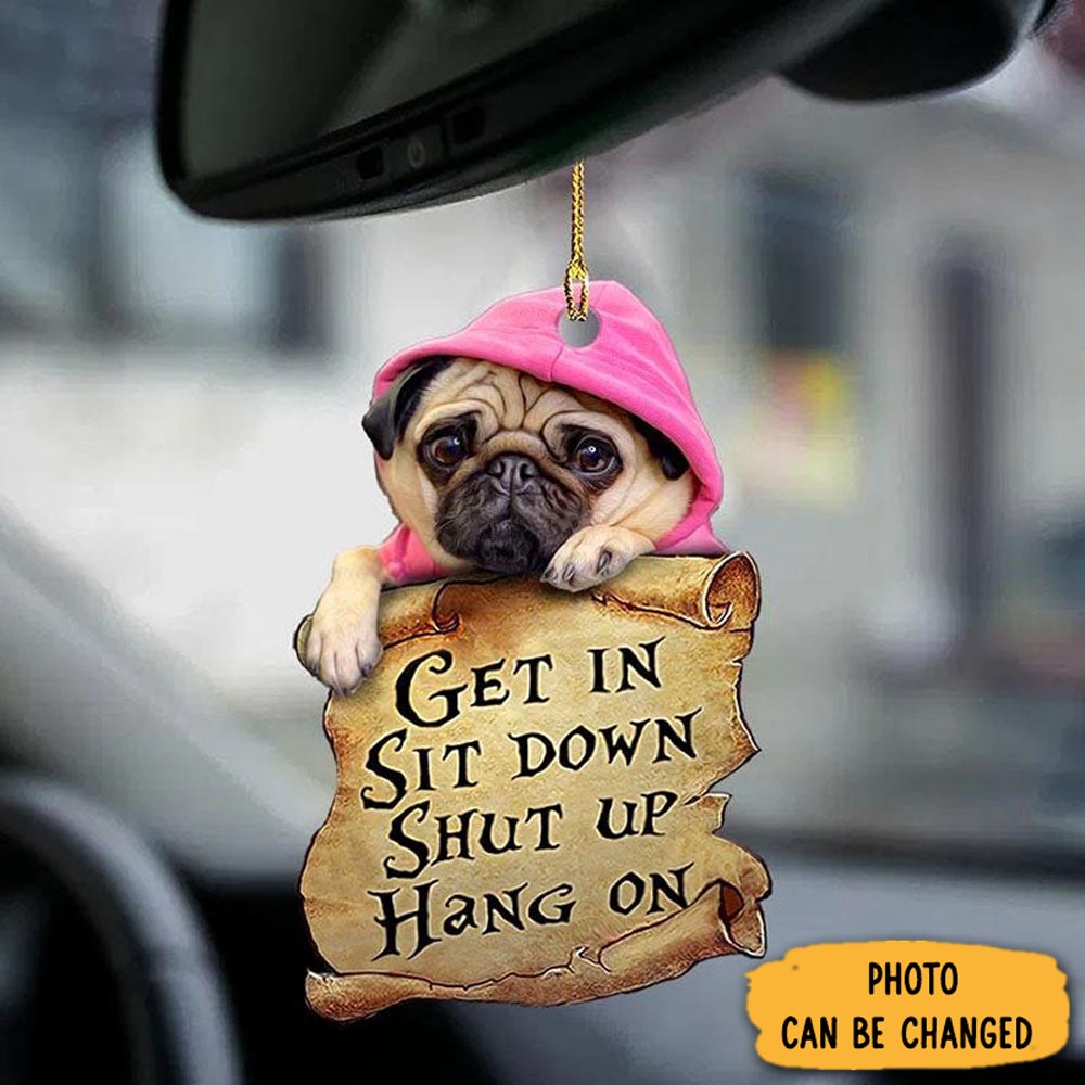 Personalized Pug Get In Ornament Warm Ornament Gift For Family