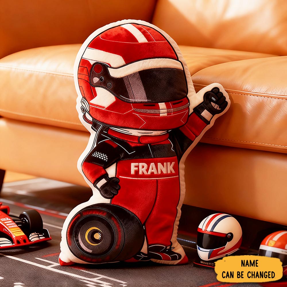 Personalized Racer And Tires Throw Pillow Custom Name Graphic 3d Print Design Cushion Gift For Racers And Racing Lovers