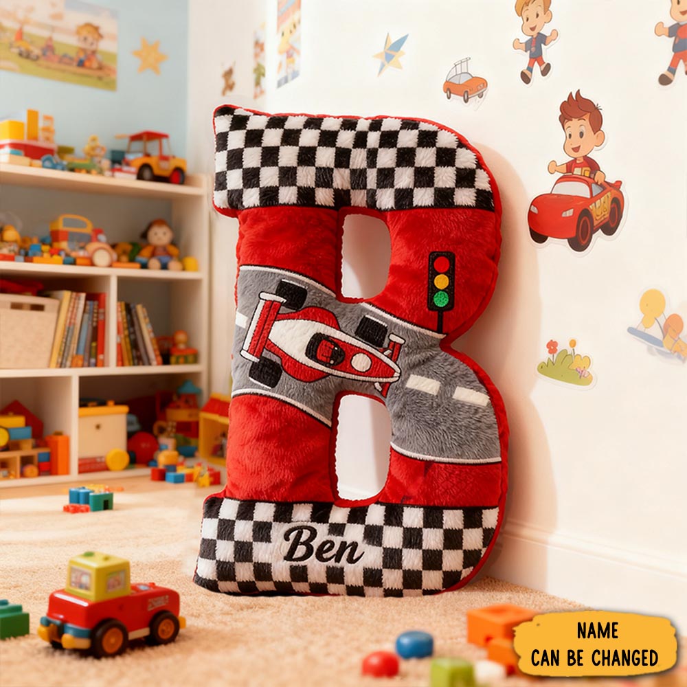 Personalized Racing Adventure Pillow Custom Name 3d Graphic Print Cushion Gift For Racers And Racing Lovers