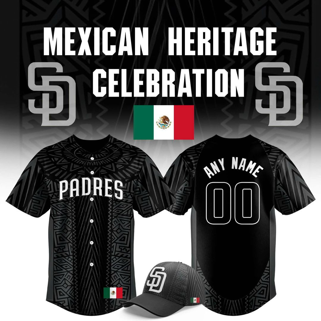 Personalized San Diego Padres Mexican Heritage Celebration Jersey 2026 SD Padres Merch