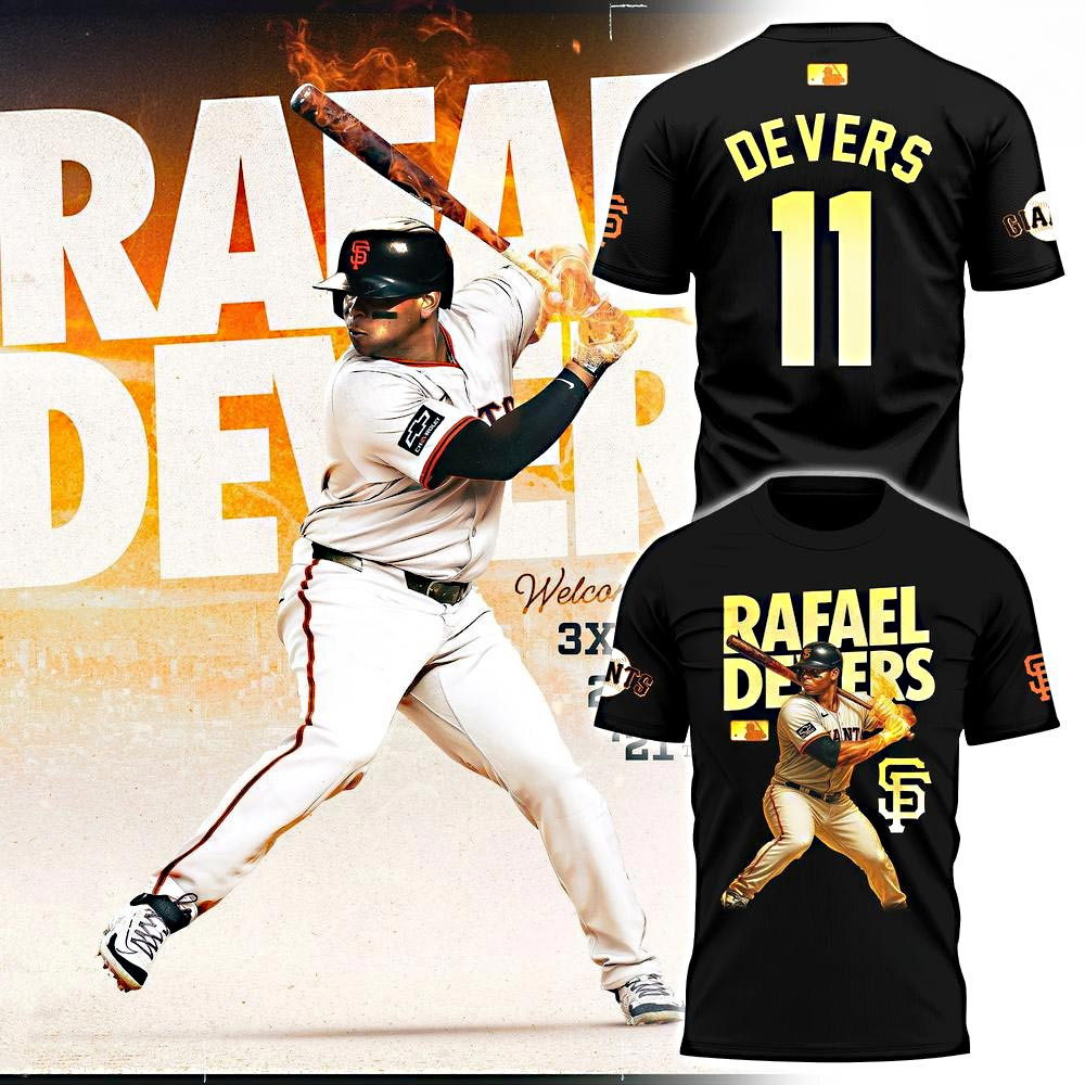 Personalized San Francisco Giants Rafael Devers 11 Special T-Shirt Best Gifts For Baseball Fans