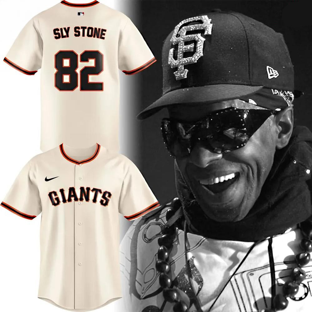 Personalized San Francisco Giants Sly Stone Tribute Baseball Jersey Best Gifts For Fans Lovers