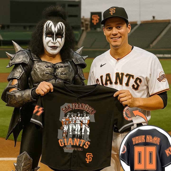 Personalized San Francisco Giants x KISS Dress To Kill Jersey Unique Gifts For Baseball Fans