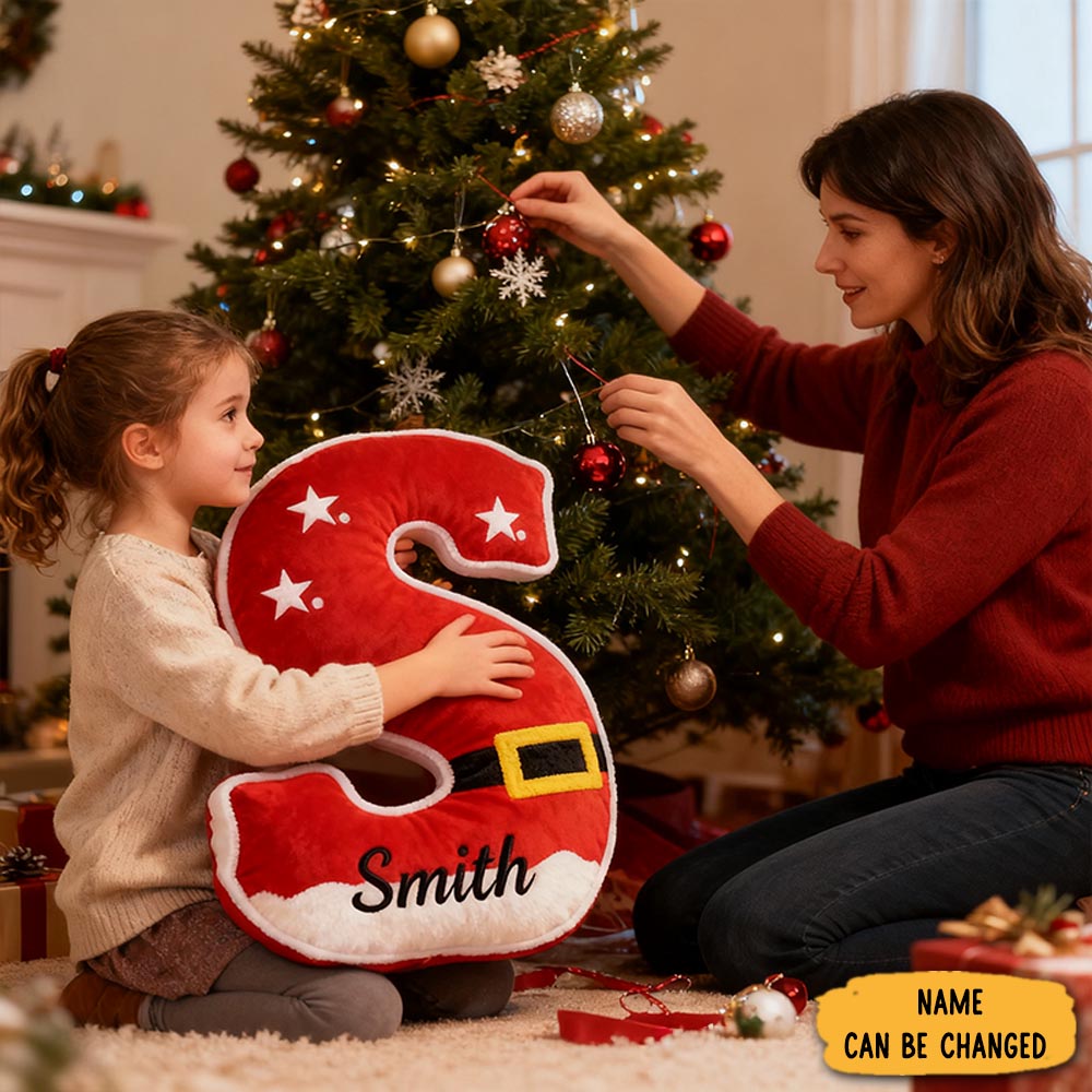 Personalized Santa Letter Pillow Home Decor Pillow Christmas Gifts For Family Members