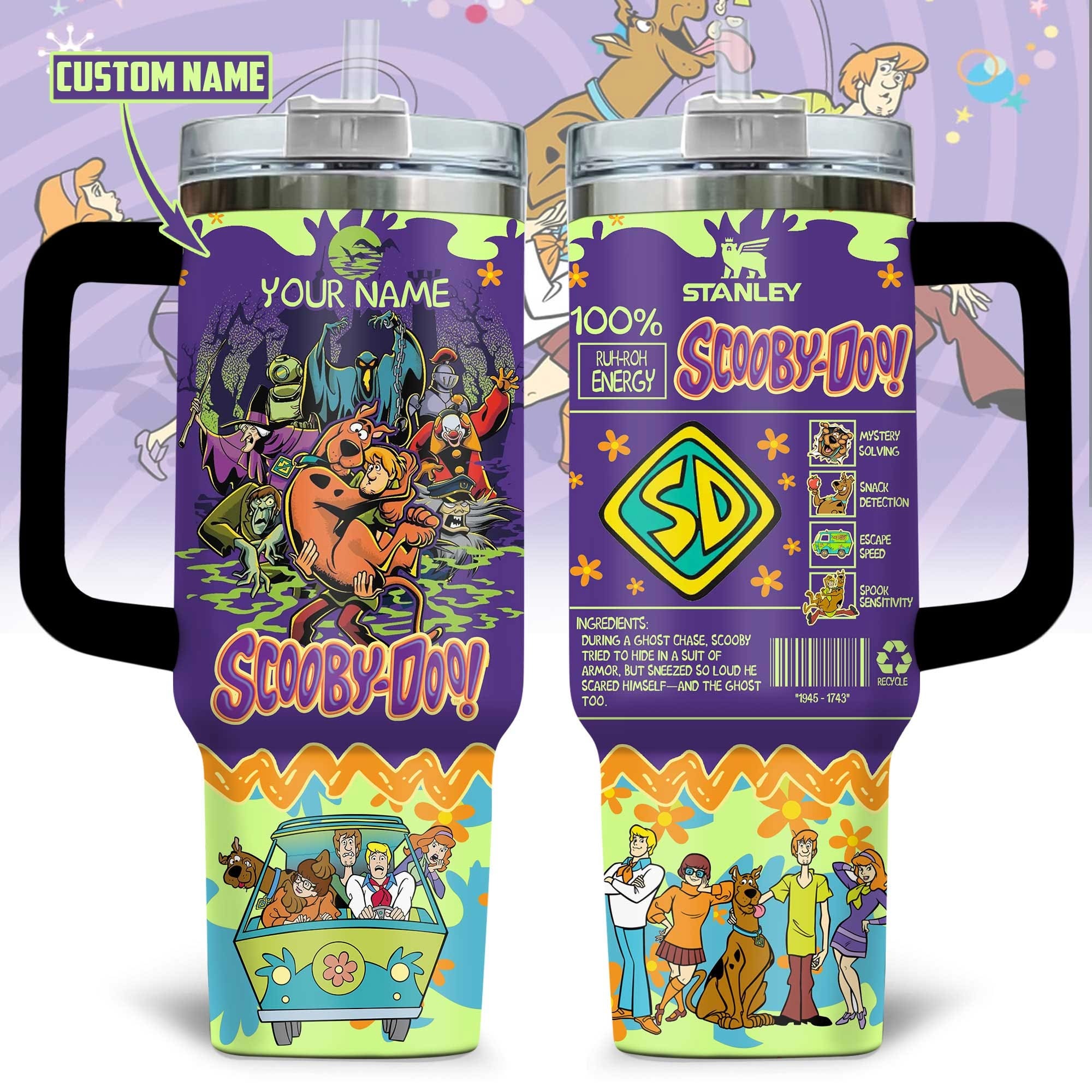 Personalized Scooby-Doo Stanley Tumbler Gifts For Men Women