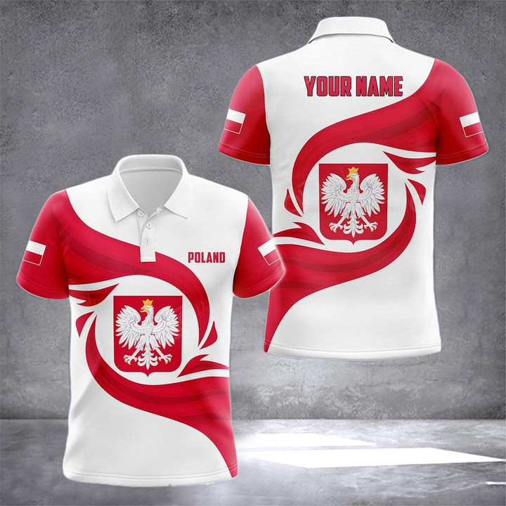 Personalized Scotland Coat Of Arms Emblem Polo Shirt Scotland Flag Swedish Themed Gifts